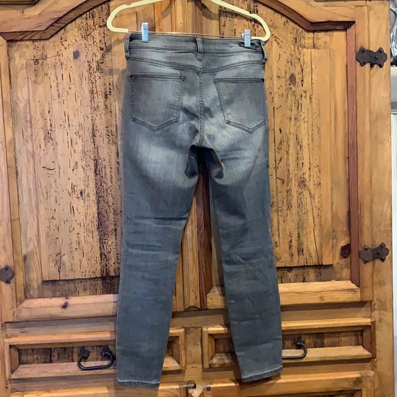 Anthropologie Pilcro Stet Slim Ankle Jeans Size 28 Grey Wash - Picture 4 of 6